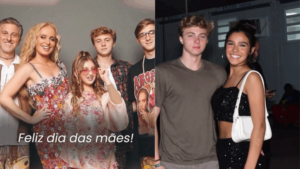 Angélica posa com os filhos após treta com Duda Guerra: 