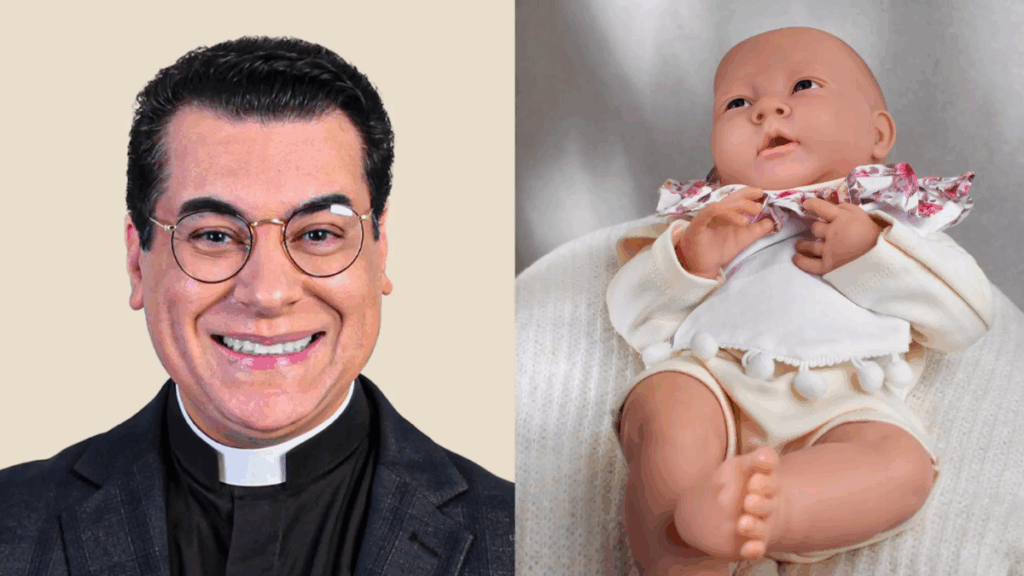 Conheça o padre que ironizou sobre a febre dos bebês reborn