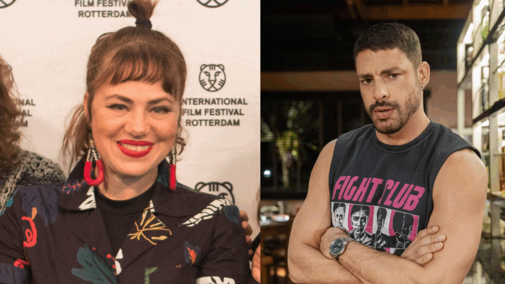 Karine Teles se manifesta sobre boicote a Cauã Reymond em festa de Vale Tudo Karine Teles se manifesta sobre boicote a Cauã Reymond em festa de Vale Tudo