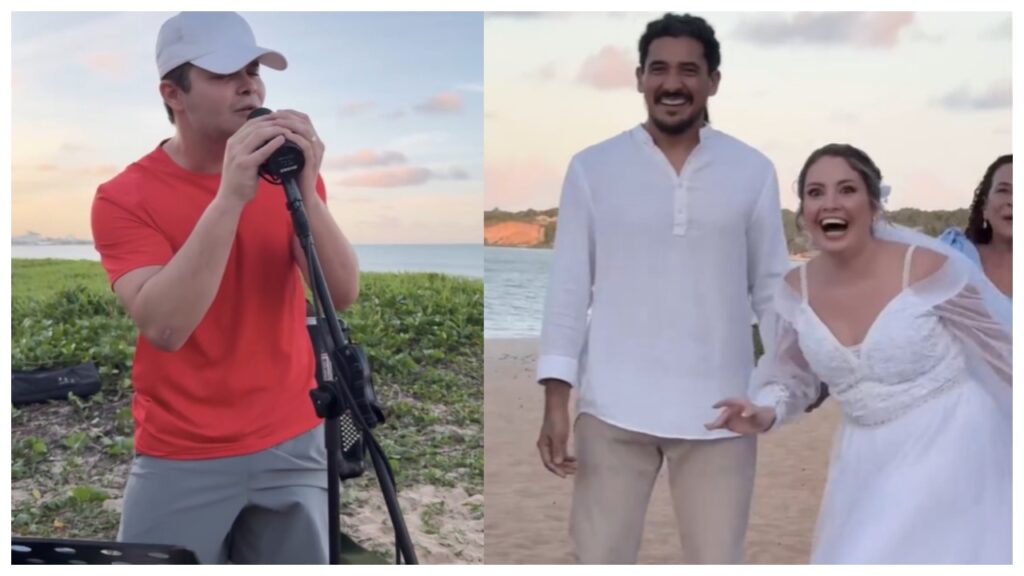 Matheus, da dupla com Kauan, invade casamento e causa surpresa matheus da dupla com kauan invade casamento e causa surpresa