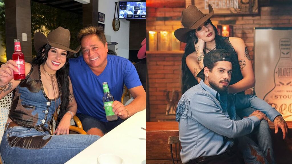Ana Castela e Zé Felipe aparecem com Leonardo e fãs reagem: ‘nora’ Zé Felipe, Ana Castela e Leonardo