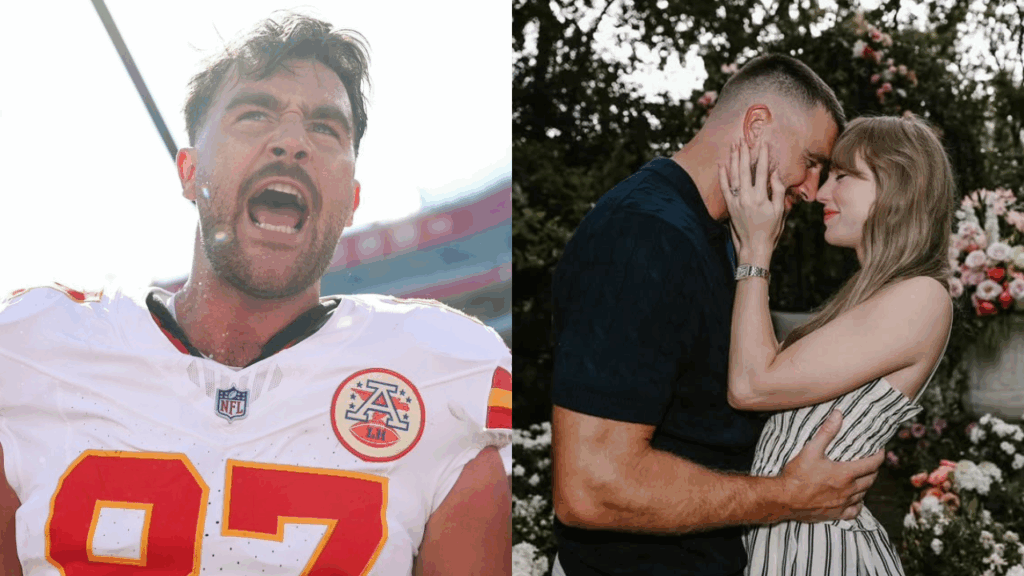 Travis Kelce sobre reações do noivado com Taylor Swift: ‘divertido’ Taylor Swift/ Travis Kelce
