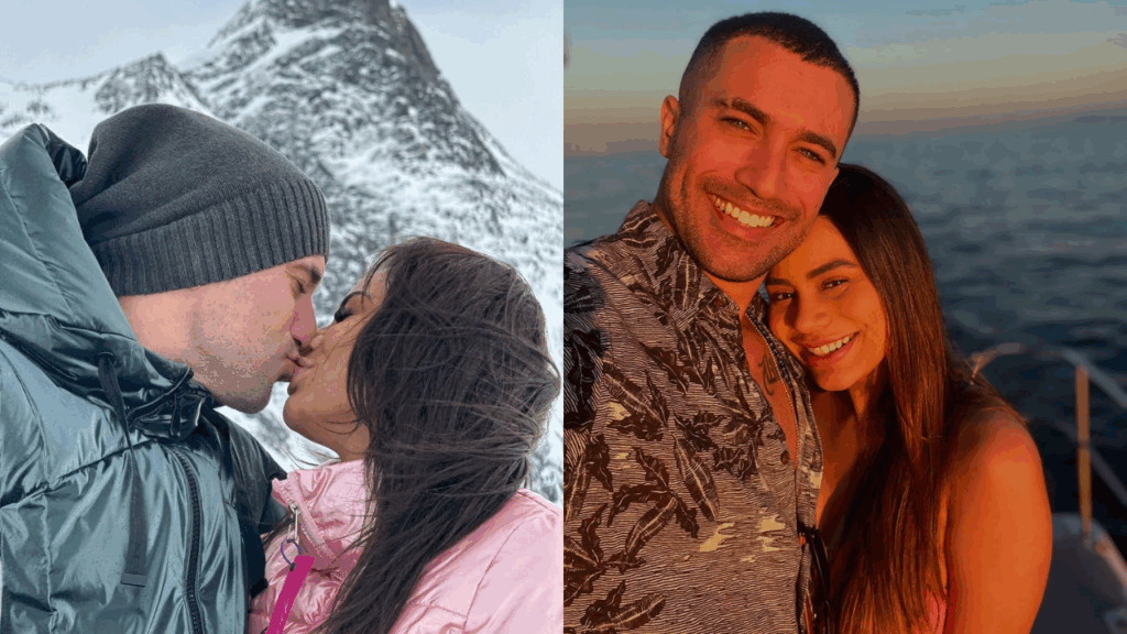 ‘Emanando amor’, diz Lexa horas antes do casamento com Ricardo Vianna Fotomontagem de Lexa e Ricardo Vianna.