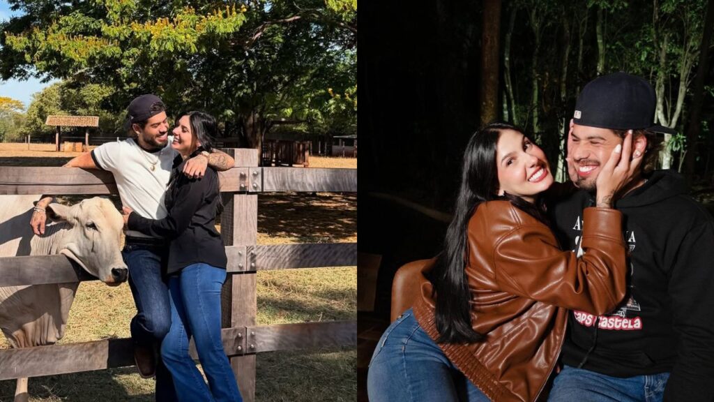 Zé Felipe detalha status da relação com Ana Castela; saiba mais Fotomontagem de Ana Castela e Zé Felipe
