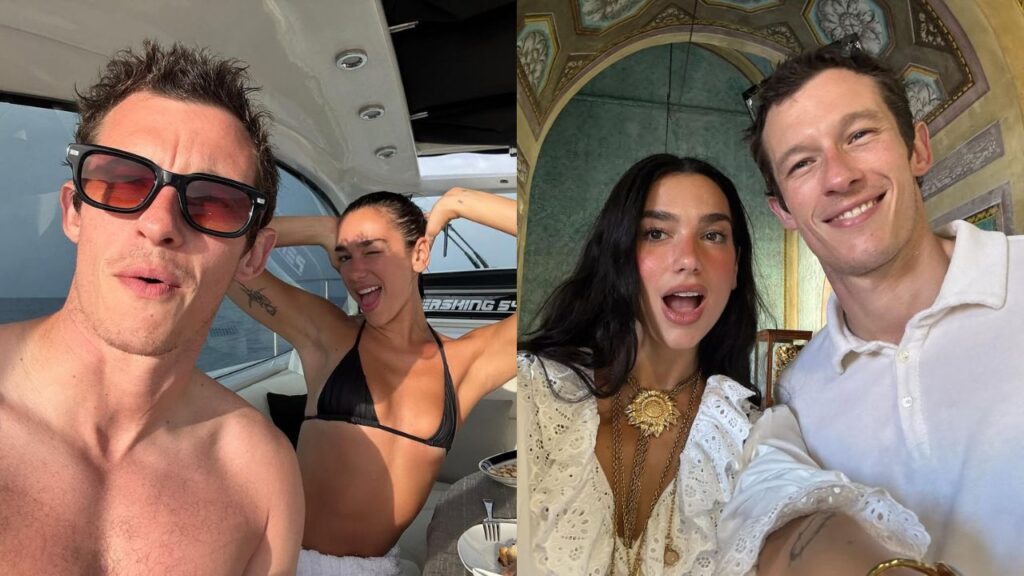 Dua Lipa e Callum Turner dividiram coincidência romântica em 1º encontro; entenda Dua Lipa e Callum Turner