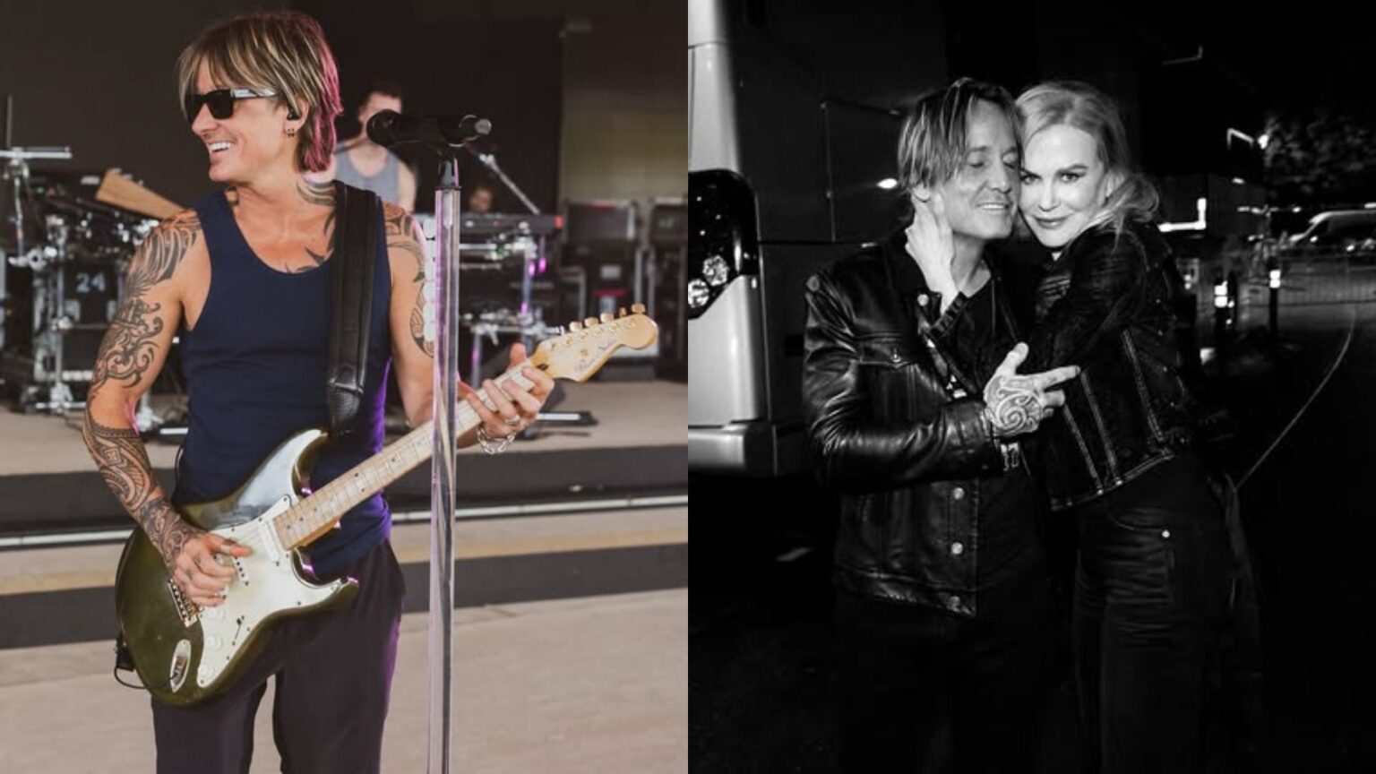 Keith Urban altera letra de música sobre Nicole Kidman após anúncio de divórcio Keith Urban em ensaio musical e ao lado de Nicole Kidman em registro íntimo compartilhado no Instagram