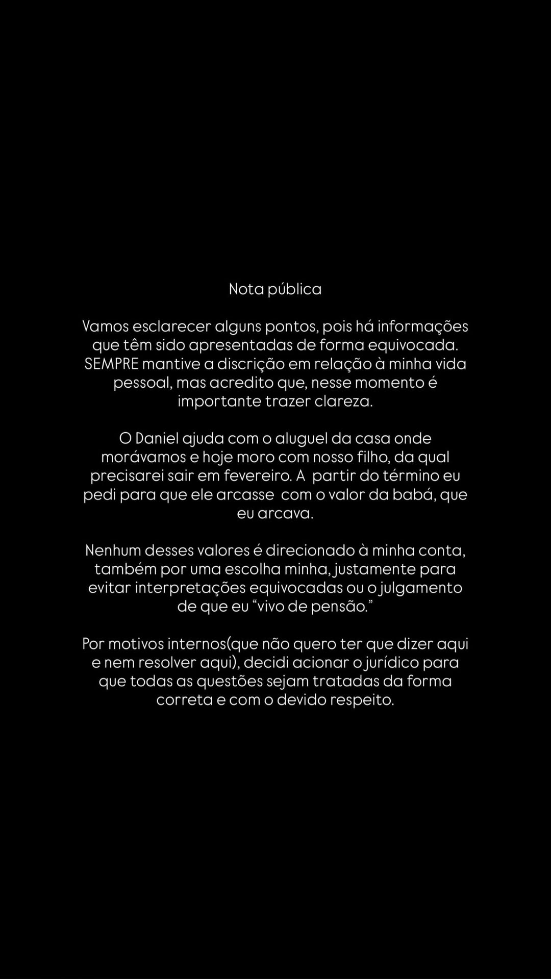 MC Daniel se pronuncia após Lorena Maia acioná-lo na Justiça; veja