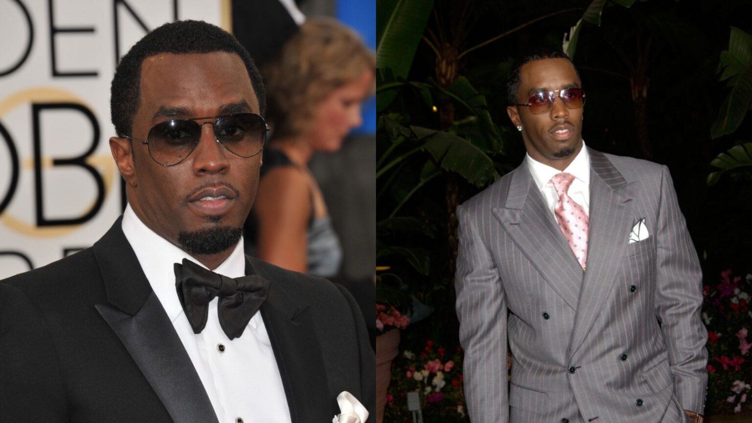 Sean “Diddy” em fotos antigas do rapper em eventos de gala