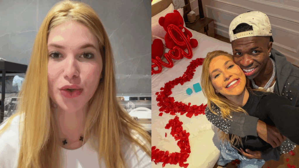 Virginia falta a treino com amigas após oficializar namoro com Vini Jr.