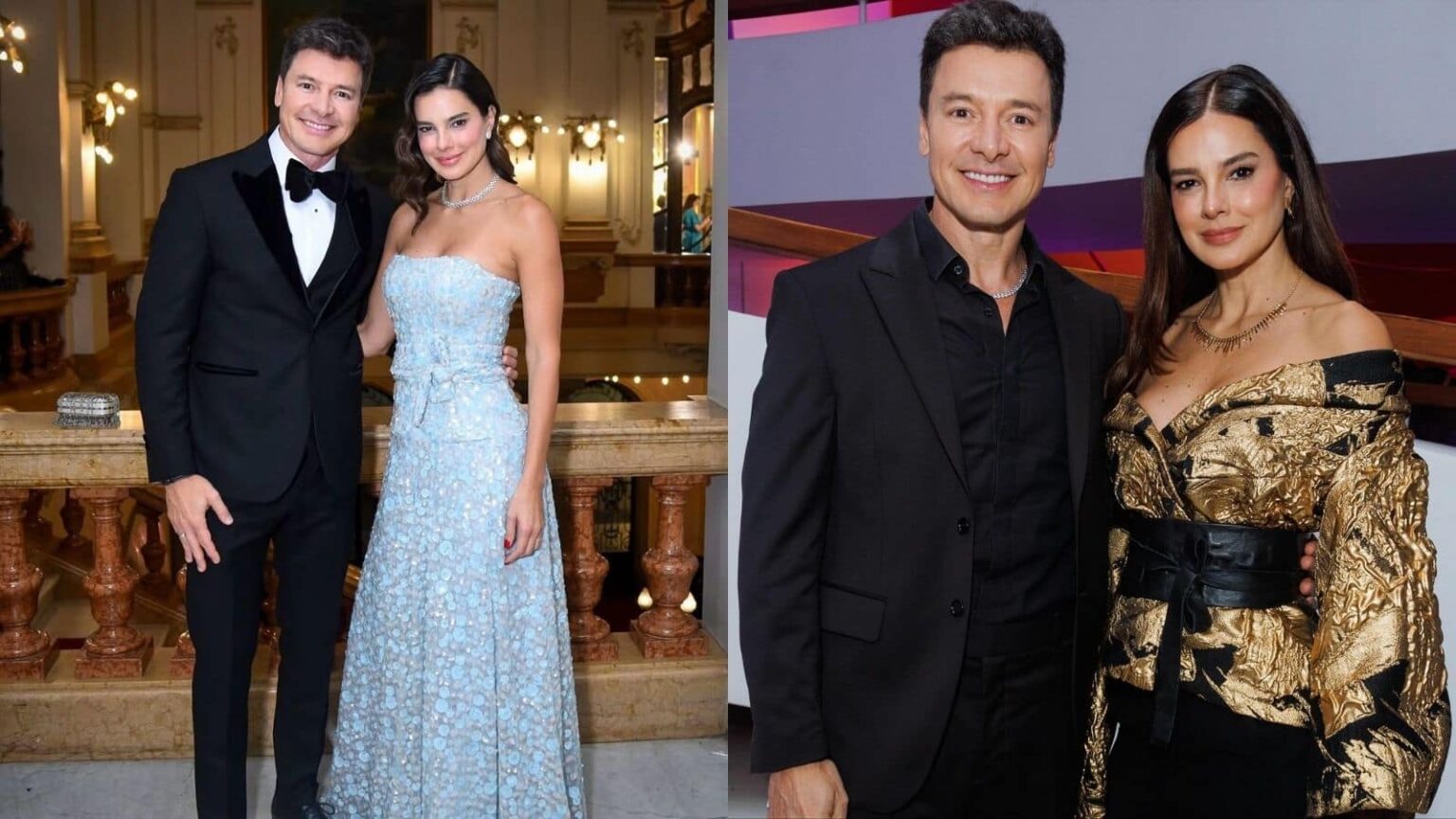 Rodrigo Faro faz 52 anos e ganha declaração apaixonada da esposa: ‘Uma das maiores bençãos’ Rodrigo Faro e Vera Viel posam juntos em diferentes eventos, usando looks elegantes e coordenados