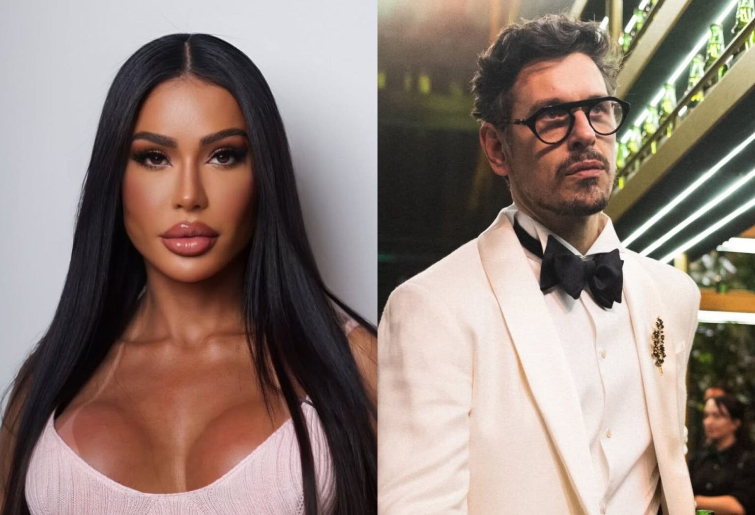 Gracyanne Barbosa e João Vicente de Castro em montagem, ambos em fotos de eventos diferentes