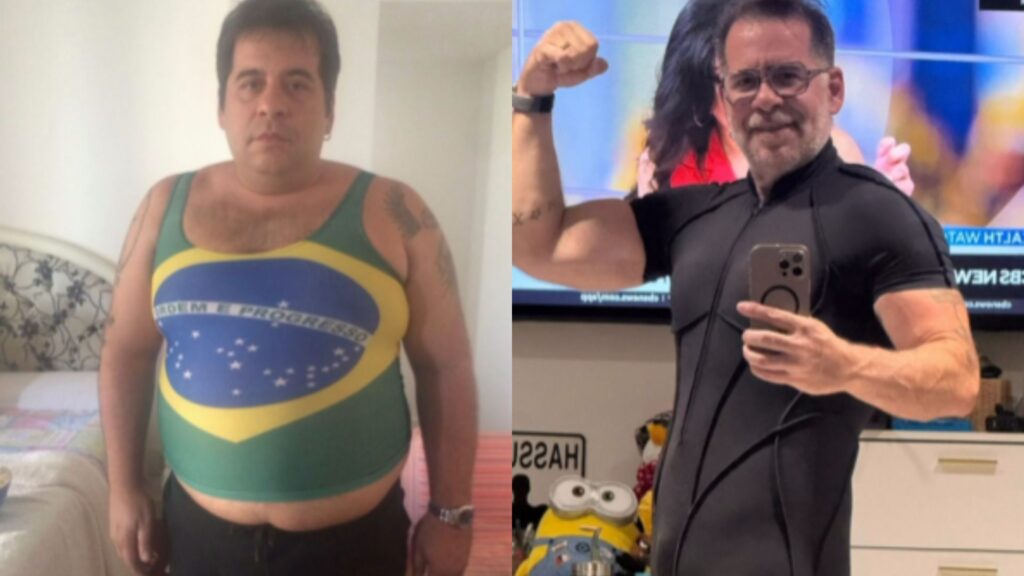 Leandro Hassum celebra 11 anos de bariátrica; antes e depois impressionam 3 Antes e depois de Leandro Hassum fazer bariátrica