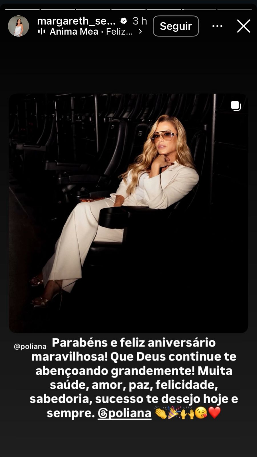 Mãe de Virginia Fonseca elogia Poliana Rocha em mensagem de aniversário; veja 1 Poliana Rocha