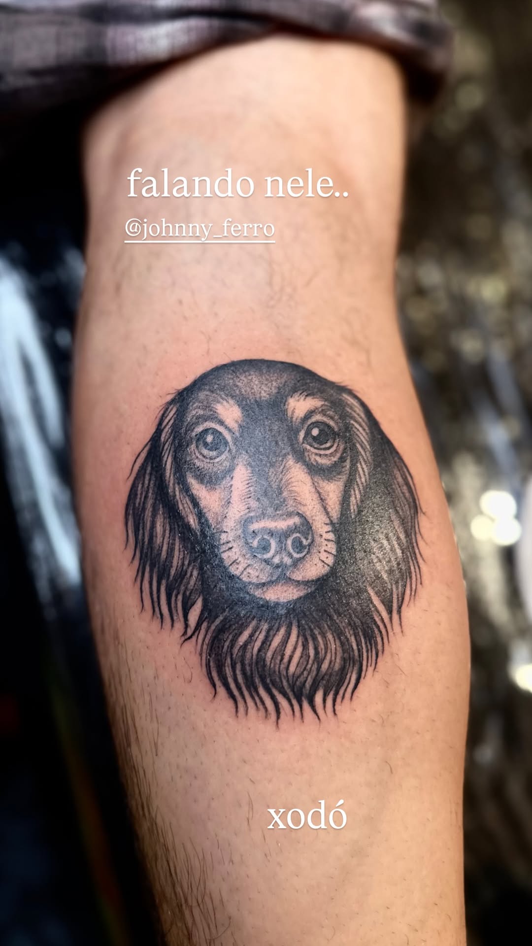 João Guilherme tatua rosto de cachorrinho adotado com Bruna Marquezine; veja fotos