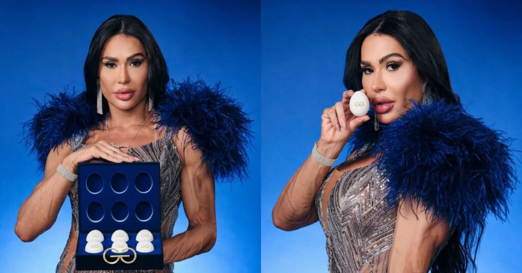 Gracyanne Barbosa anuncia marca de ‘ovos especiais’: ‘Gracyovos’ Gracyanne Barbosa/Gracyovos