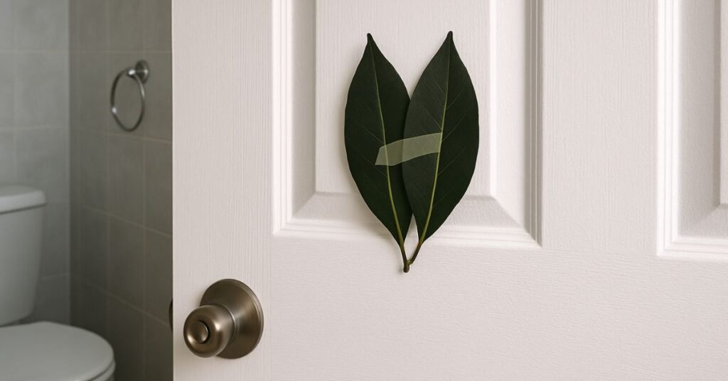 Por que pendurar folhas de louro na porta do banheiro ganhou popularidade Por que pendurar folhas de louro na porta do banheiro ganhou popularidade