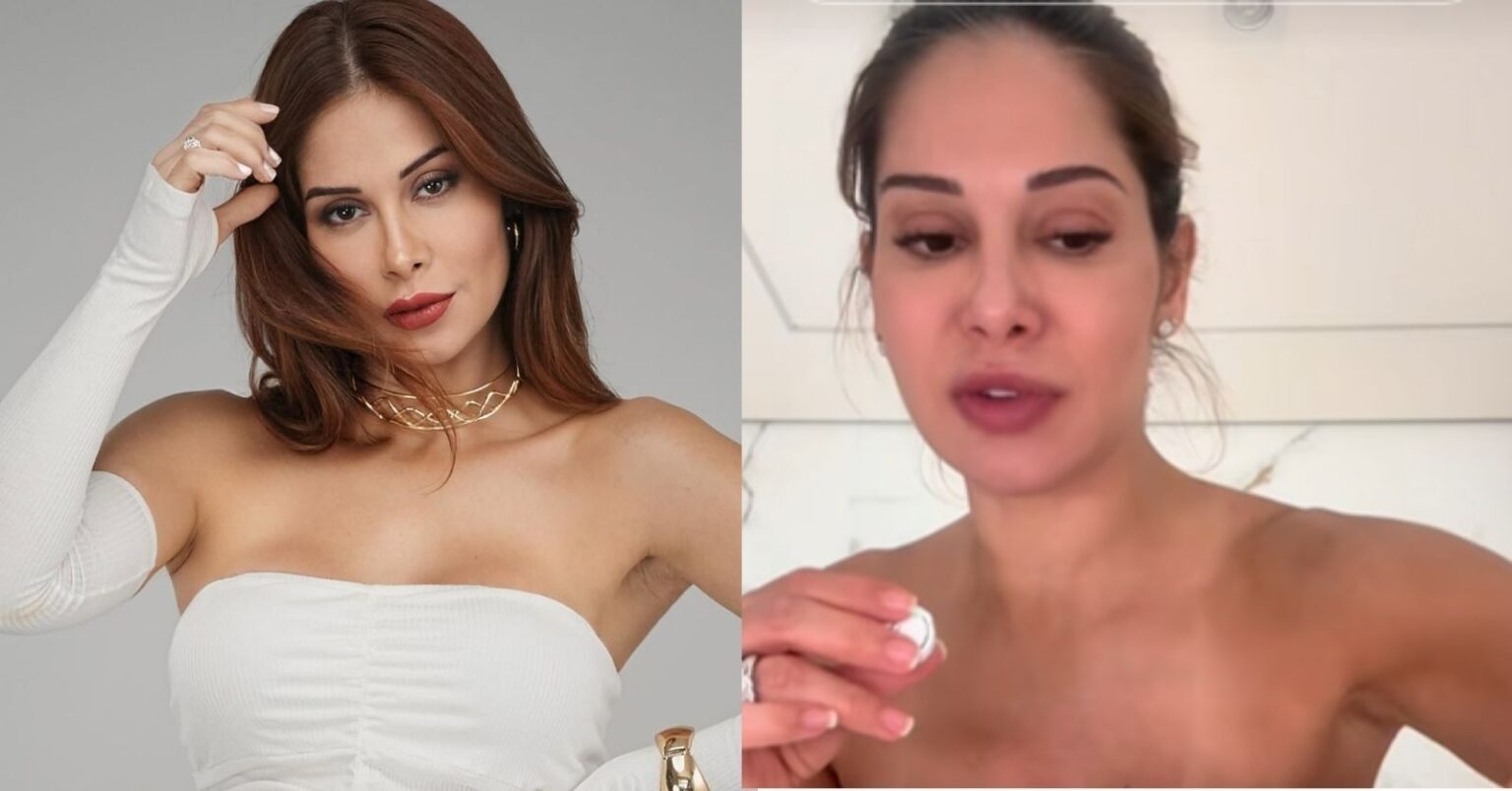 Maíra Cardi desabafa sobre reforma atrasada e desafios na amamentação; veja Maíra Cardi aparece em montagem com foto produzida e registro sem maquiagem ao desabafar sobre obra atrasada, amamentação da filha e fase delicada
