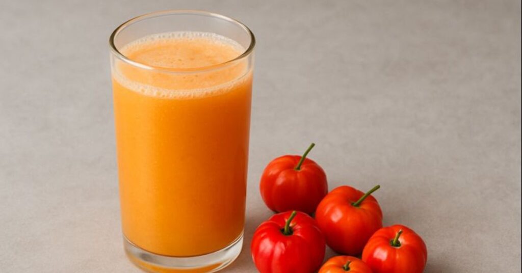 O que acontece no seu organismo ao beber suco de acerola regularmente