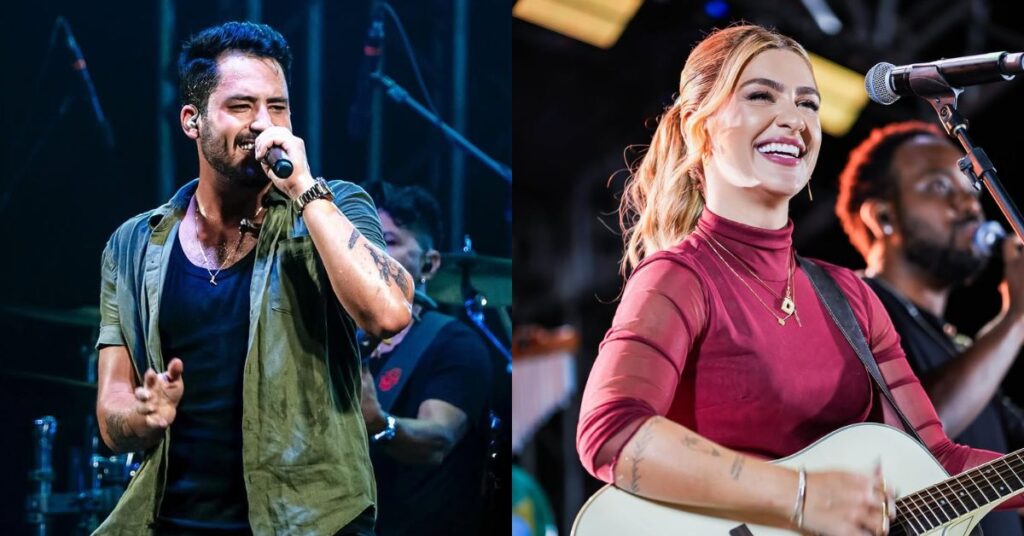Novo casal? Irmão de Zé Felipe dá selinho em amiga de Ana Castela; veja Matheus Vargas e Duda Bertelli