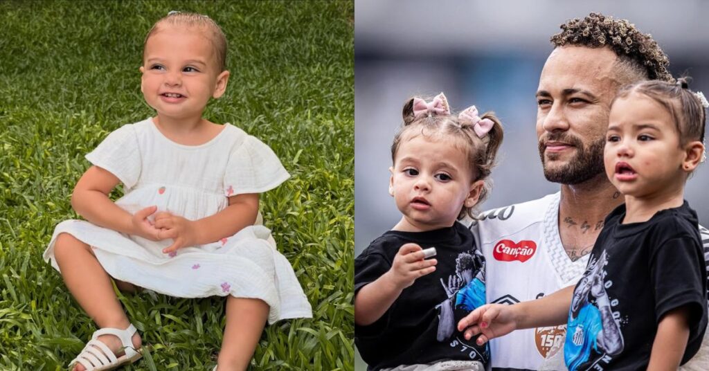 Neymar encanta fãs com vídeo de Helena falando ‘papai’ Neymar/ Helena