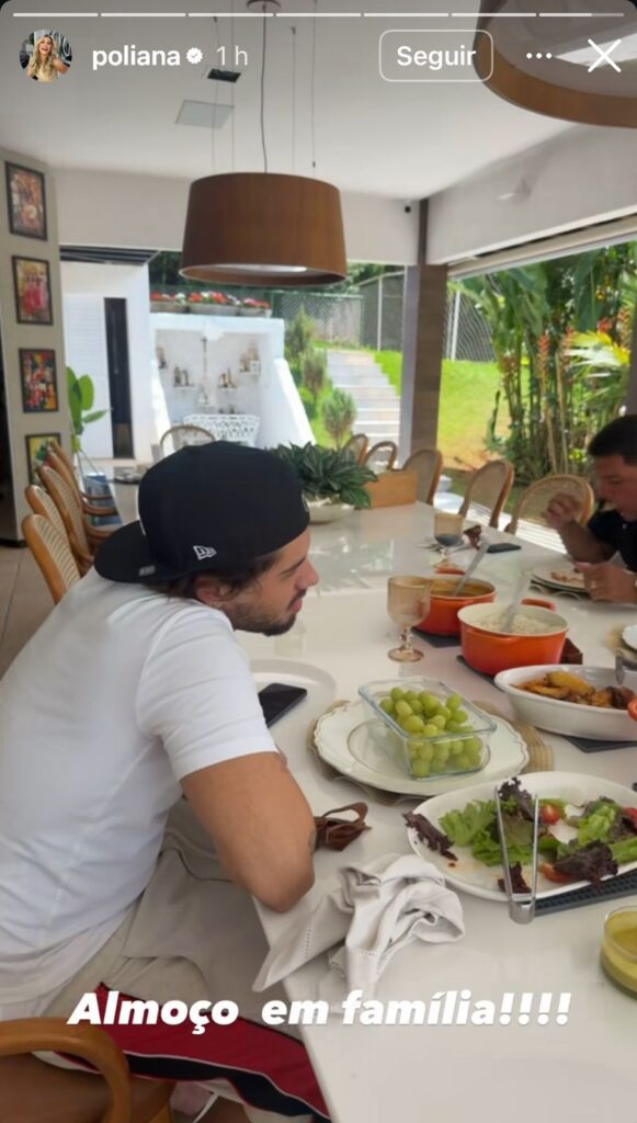 almoco se felipe poliana
