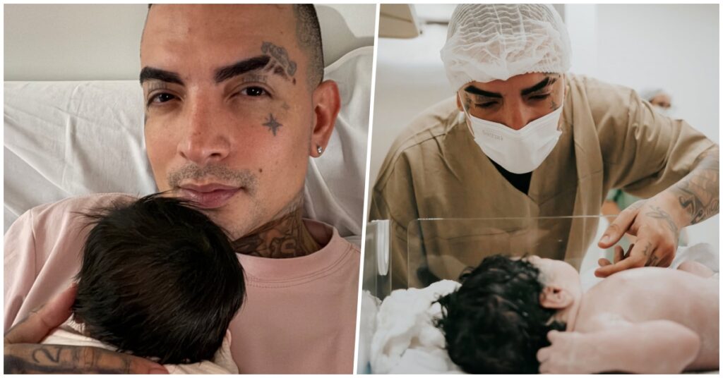 ‘Vida real de pai!’: Guimê desabafa sobre a primeira noite com a filha recém-nascida asasas