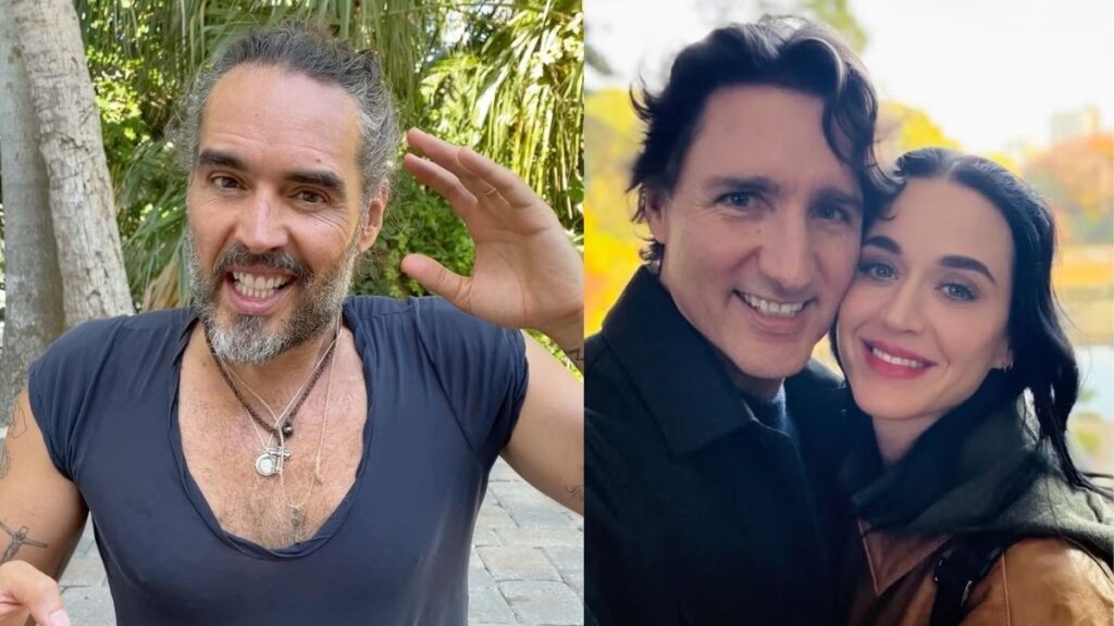 Ex de Katy Perry critica romance da cantora com Justin Trudeau: ‘ainda a amo’ Russell Brand critica romance de Katy Perry com Justin Trudeau: 'ainda a amo'