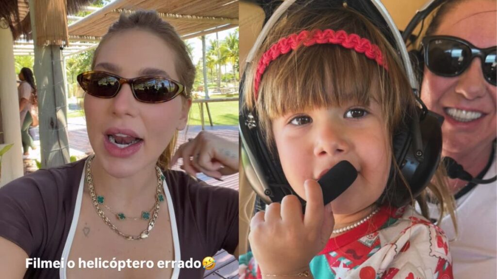 Virginia mostra filhos chegando de helicóptero para encontro com Vini Jr.