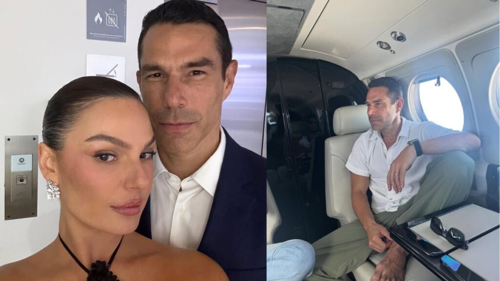 Isis Valverde e Marcus Buaiz ostentam novo jatinho no Natal; veja fotos