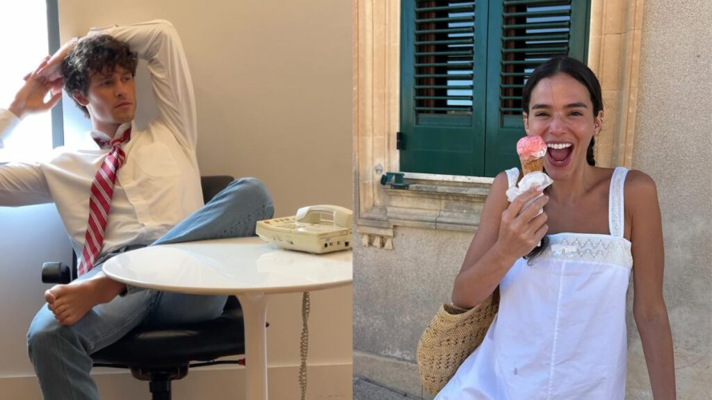 Shawn Mendes manda beijo para Bruna Marquezine durante férias em Alagoas