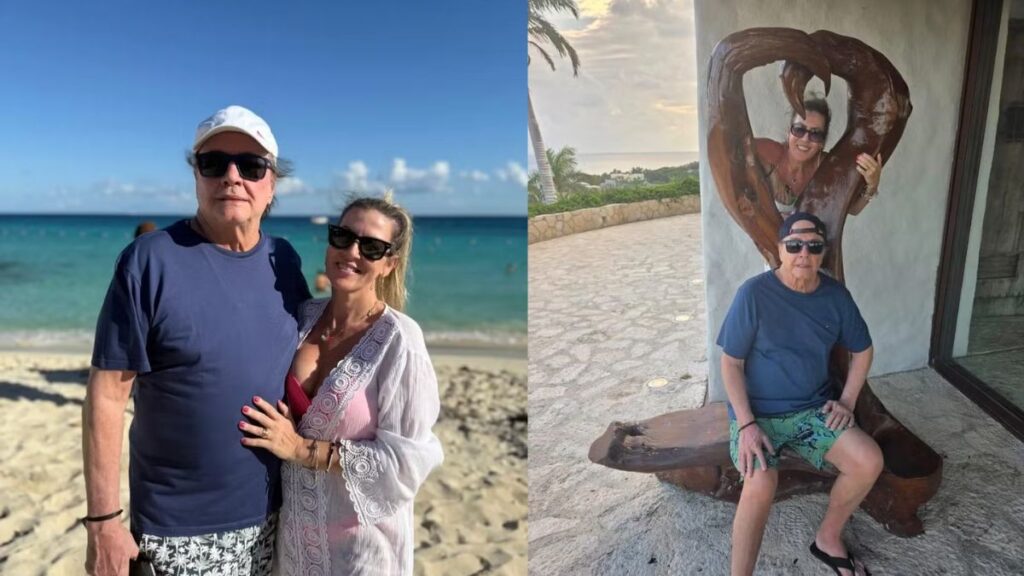Fábio Jr. surge em clima de romance ao curtir viagem com a esposa