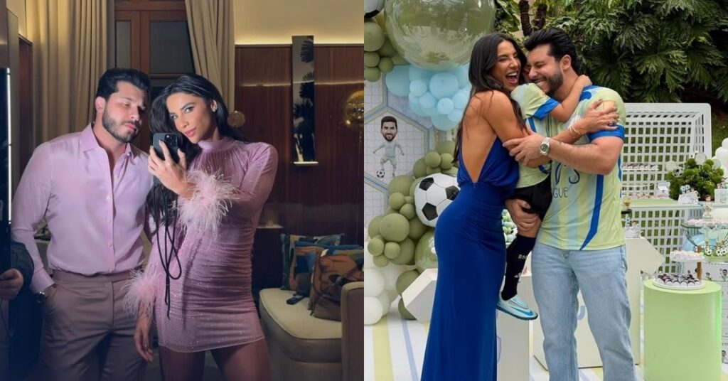 Murilo Huff aparece ao lado da namorada Gabriela Versiani em registros compartilhados nas redes sociais