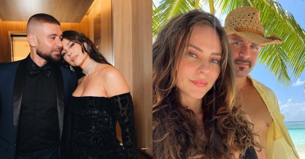 Paolla Oliveira e Diogo Nogueira confirmam fim do relacionamento; veja Paolla Oliveira e Diogo Nogueira aparecem juntos em montagem com dois momentos diferentes, um em evento formal e outro em clima de férias à beira-mar