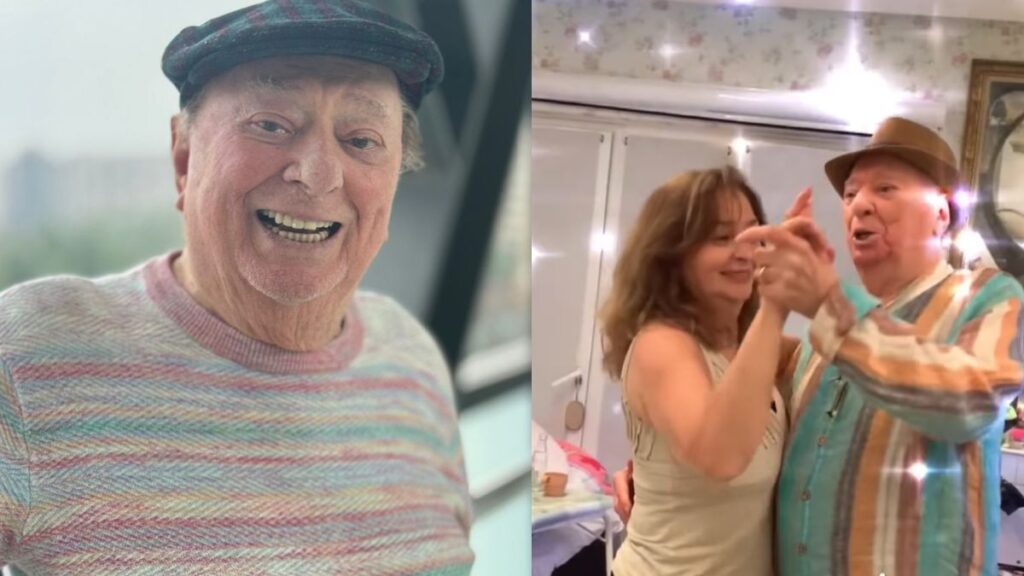 Raul Gil aparece dançando com a filha após desavenças Raul Gil aparece dançando com a filha após desavenças