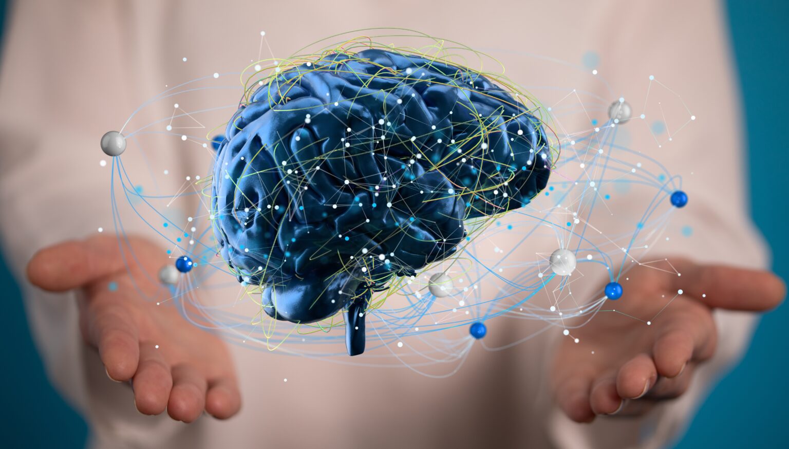 Quatro passos da neurociência para reprogramar a mente em 2026 Cérebro humano ilustrado com conexões neurais, representando os princípios da neurociência aplicados à mudança de hábitos em 2026