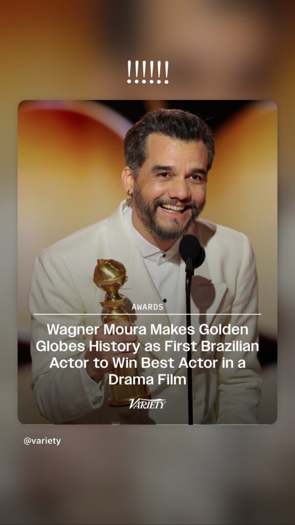Famosos celebram vitória histórica de ‘O Agente Secreto’ no Globo de Ouro 1 611728039 18464400310104901 4123489567180278859 n