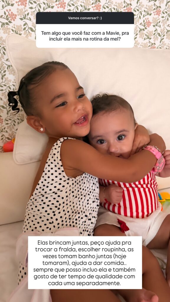 Bruna Biancardi destaca participação de Mavie na rotina com Mel; saiba mais 1 618016186 18561338341020564 6630513742240945488 n