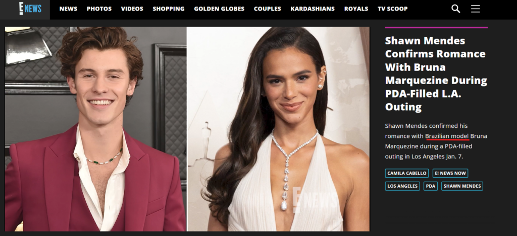Fãs de Bruna Marquezine reagem após imprensa internacional chamá-la de ‘modelo’ 1 Captura de tela 2026 01 12 102552