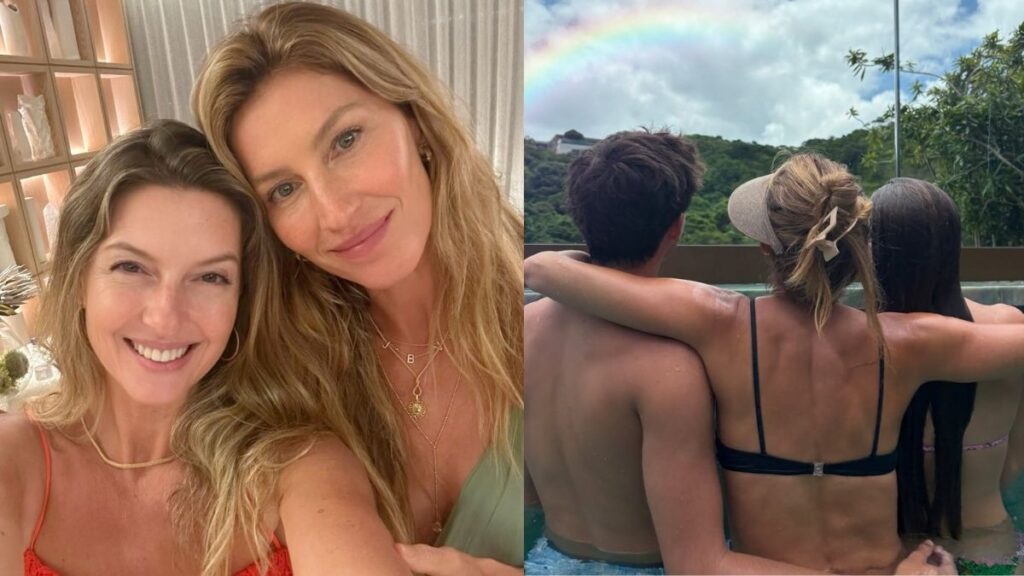 Gisele Bündchen compartilha momentos ao lado de Joaquim Valente e filhos: 'coração cheio'