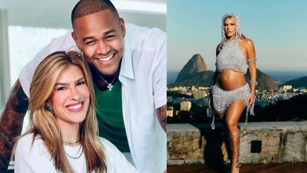 Léo Santana revela que sente os sintomas da gravidez de Lore Improta: 'enjoozinho'