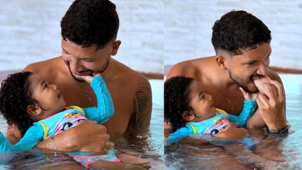 Yuri Lima mostra reação da filha Nala ao revê-lo em casa: ‘minha cura’ Yuri Lima mostra reação da filha Nala ao revê-lo em casa: 'a minha cura'