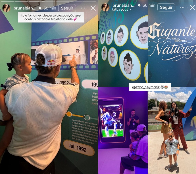 Mavie, Neymar e Bruna Biancardi