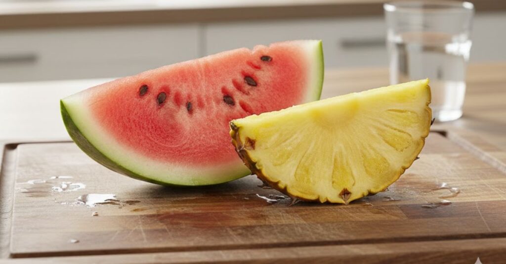 Melancia e abacaxi: o simbolismo energético das frutas