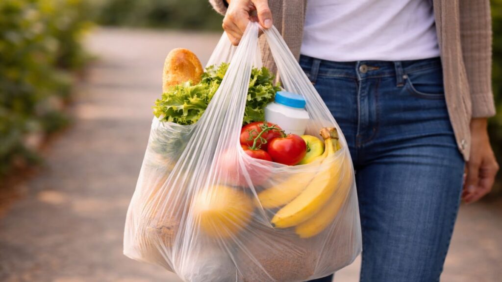 Supermercados aboliram sacolas plásticas em 2026; saiba o que muda Supermercados aboliram sacolas plásticas em 2026; saiba o que muda