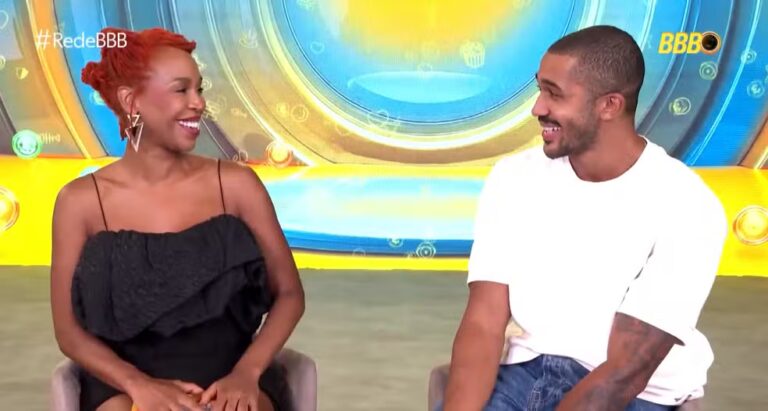 BBB 26: Karol Conká aconselha Matheus após eliminação e fala sobre aprendizado fora do jogo Karol e Matheus após a eliminação no BBB 26