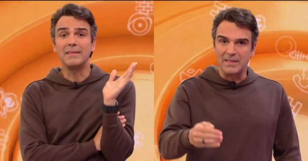 Tadeu Schmidt explica a dinâmica da semana durante programa ao vivo do BBB 26
