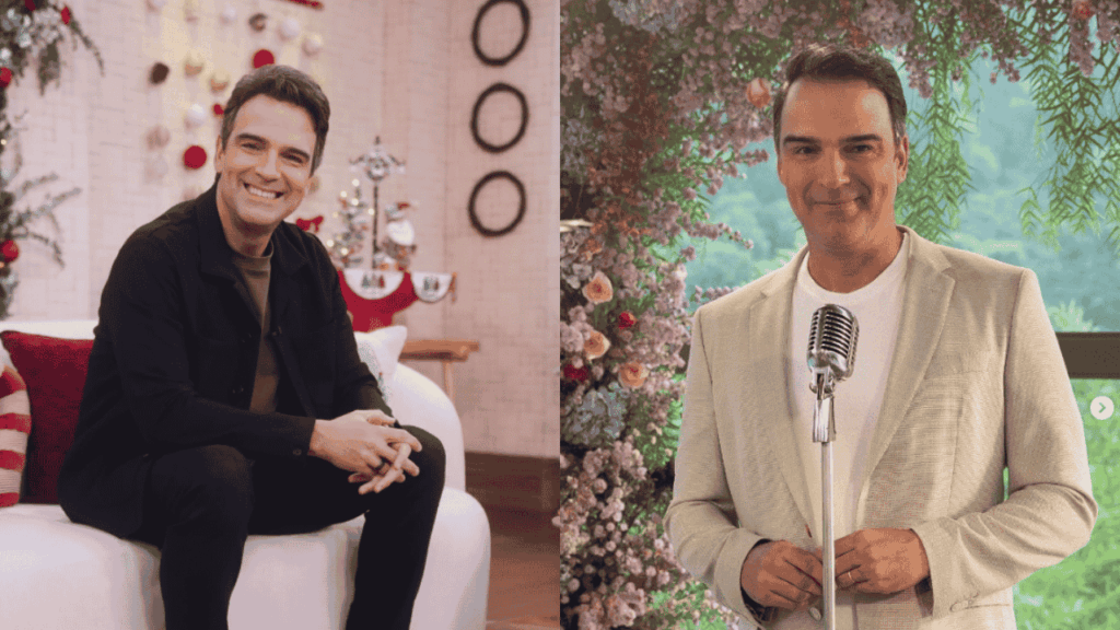 Tadeu Schmidt aparece de visual renovado e aquece a pré-estreia do BBB 26; confira Tadeu Schmidt prepara visual novo para a pré-estreia do BBB 26
