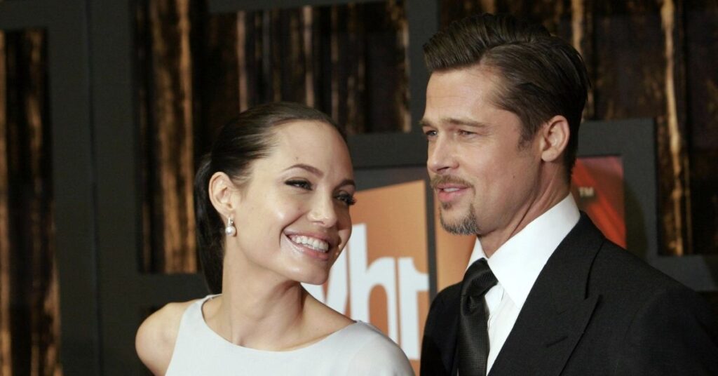 Angelina Jolie e Brad Pitt juntos em evento no tapete vermelho
