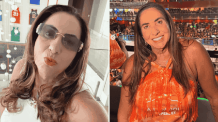 Mãe de Virginia Fonseca curte Carnaval sem álcool e faz desabafo nas redes sociais