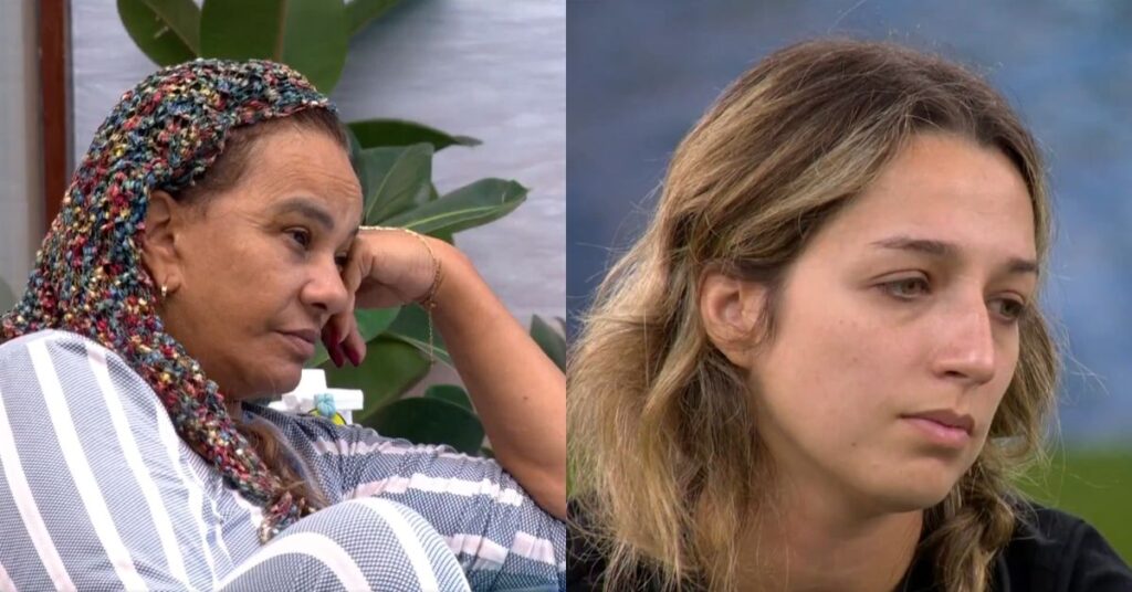 BBB 26: Solange Couto desabafa sobre exclusão e expõe incômodo com Samira; veja Solange Couto e Samira em momentos distintos no BBB 26 com expressões sérias durante clima de tensão